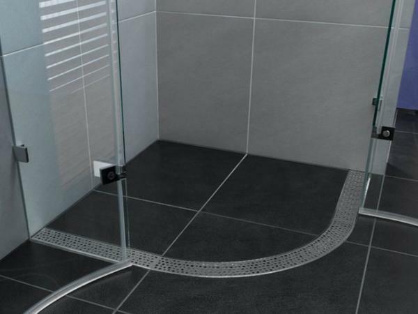 Shower enclosure without pallet - economical and practical solution