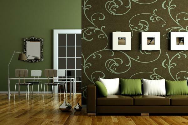 Wallpaper in the hall combined 2017 photo design: in the apartment, how beautiful to choose, different combinations for the walls