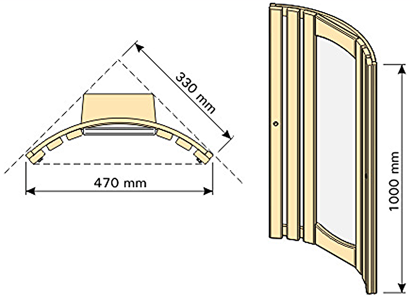 Dijagram za izradu drvenih rešetki za svjetiljku vlastitim rukama