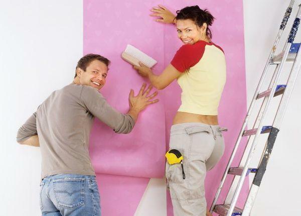 Sealing a room with wallpaper - it