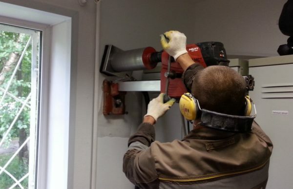 Headphones and a dust mask when drilling precisely will not prevent!