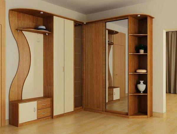 Please note that in the corner wardrobe you can accommodate twice as many things as in a direct cabinet