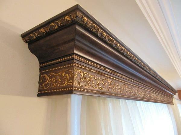 Framing cornices are made for different styles of interior