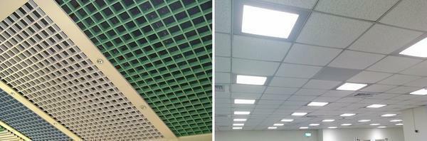 To the main equipment for ceilings Armstrong include ventilation grilles and recessed fixtures