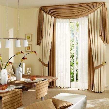 Original and elegantly decorated interior can be used with double curtains
