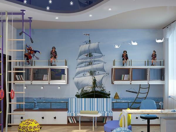 Perfektne sa hodí pre detskú izbu tapety s námorným témou, sú dokonale oživí interiér a prinesie do domu harmóniu a pokoj