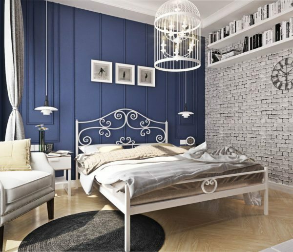 „Aphrodite“ ar fi oportun să se uite chiar și într-un dormitor mic, datorită contururile sale elegante și colorat alb