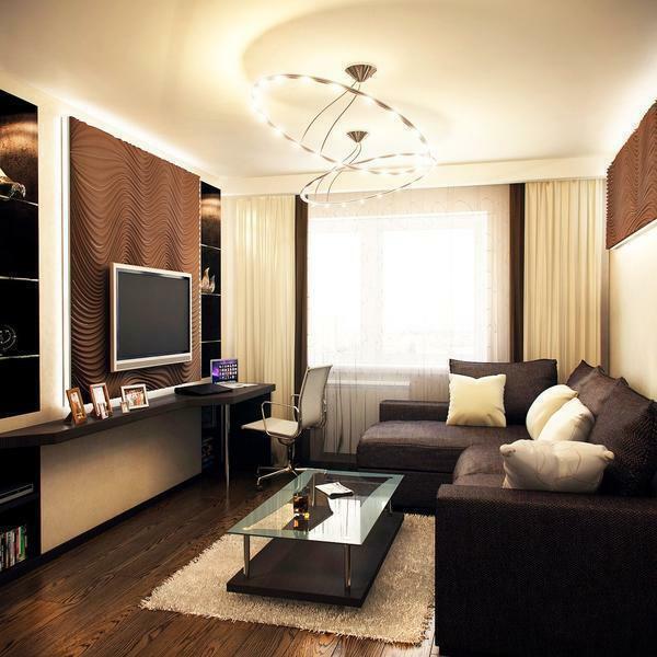 Modern furniture allows you to choose the perfect options for small living rooms, which will fit into a small space