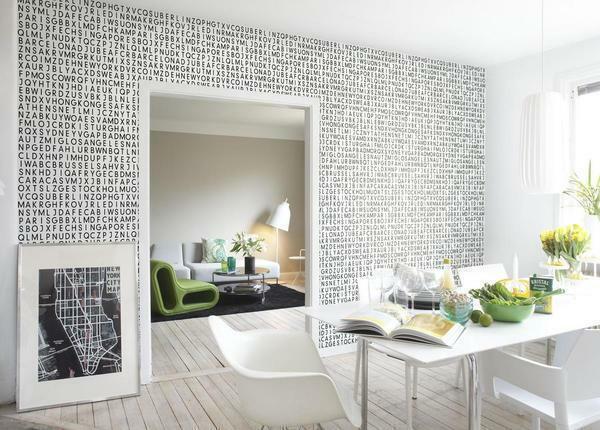 Swedish wallpaper is produced by a unique technology and covered with a special film that protects them from damage and burnout