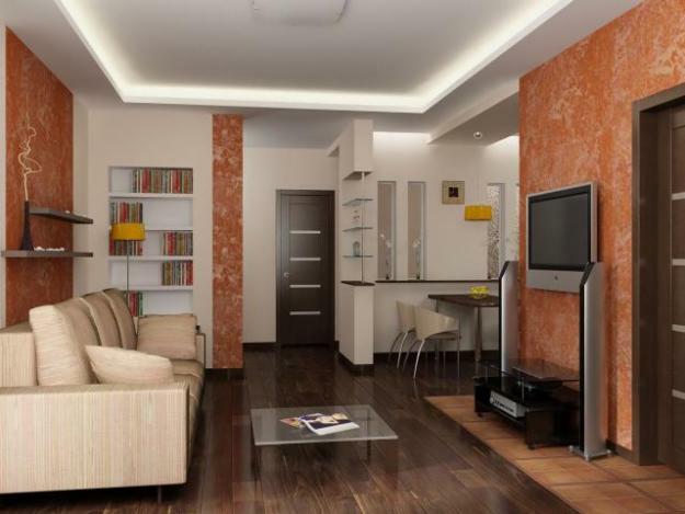 Interiérový dizajn obývacia izba v byte