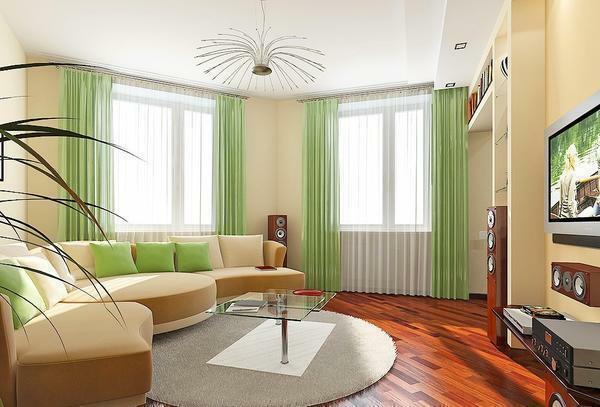 Favorable to beat the corner of the living room you can sofa and other objects of decor