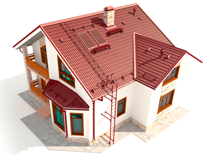 Capacitatea de depozitare a învelitorilor pentru acoperișuri proiectate pentru a asigura deformarea poduri, scări și parapet