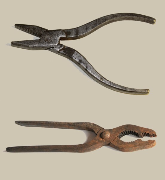 "To see life" pliers and pliers series for visual comparison