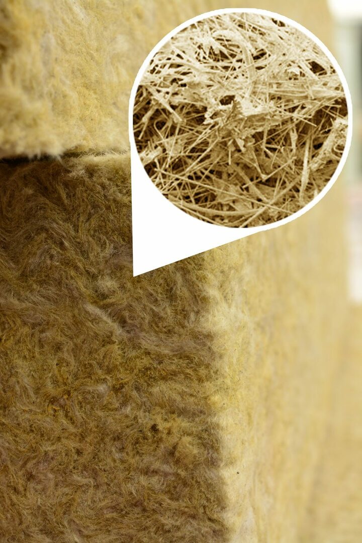 The air layer between the fibers provide high thermal insulation properties