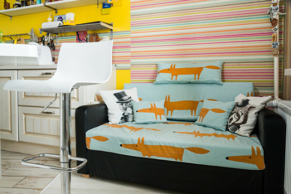 „Foxy“ Sofa perfekt mit dem Interieur-Konzept ausgerichtet