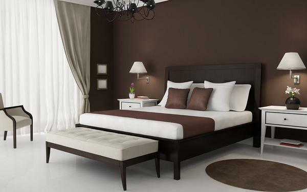 Brown wallpaper: in the interior photo, for the walls with gold, what to choose, will suit the furniture, what color