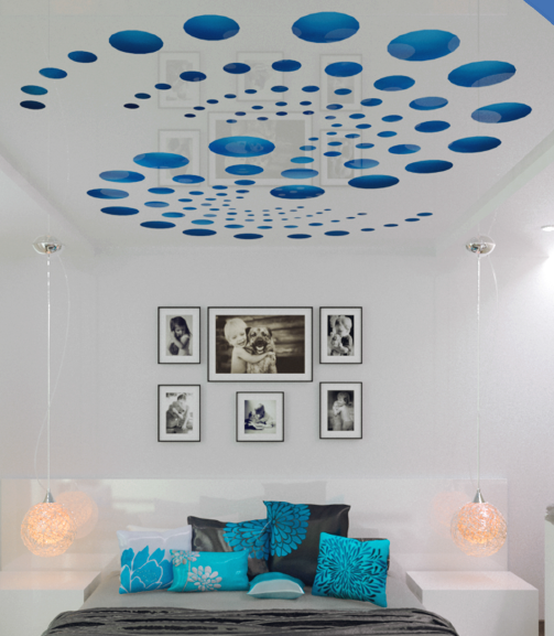 Perforated ceiling looks great in any room