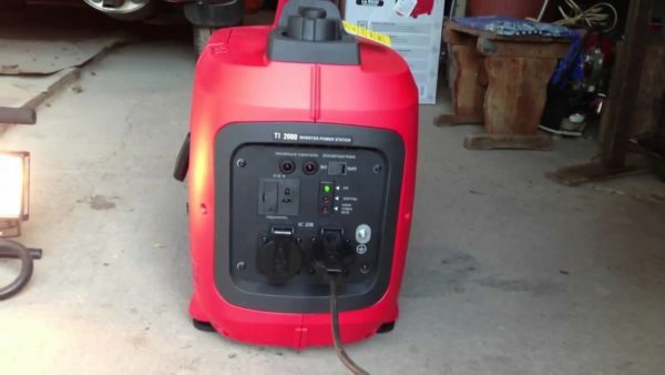 The generator is ideal for home and for industrial needs