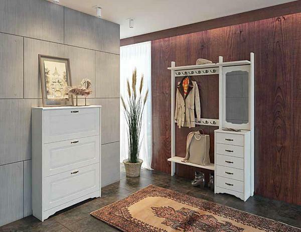 A white cabinet with a mirror will look stylish in the interior: the main thing is to make the right choice in their selection