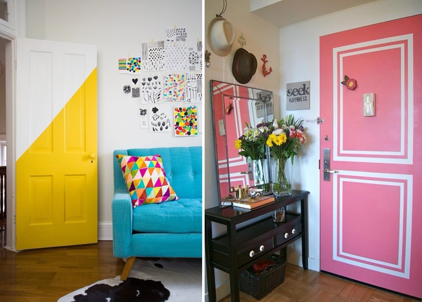 Przykłady renowacji drzwi metodą barwienia