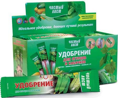 Gødning for agurker kan købes i butikken for grøntsagsdyrkning, eller på internettet