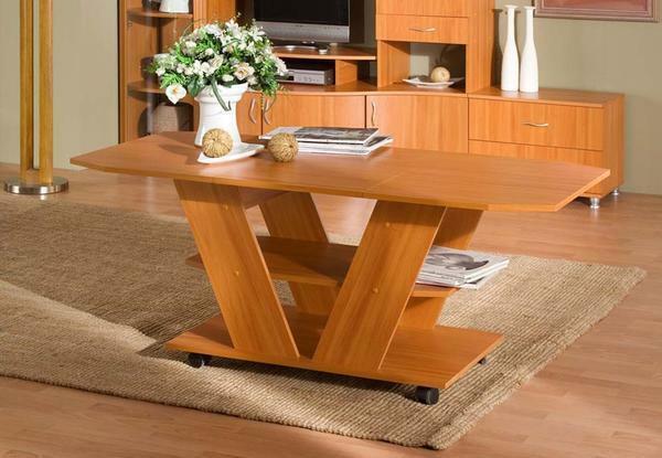 There are several types of coffee tables for the living room