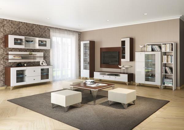 The advantage of white furniture is that it can visually increase the space