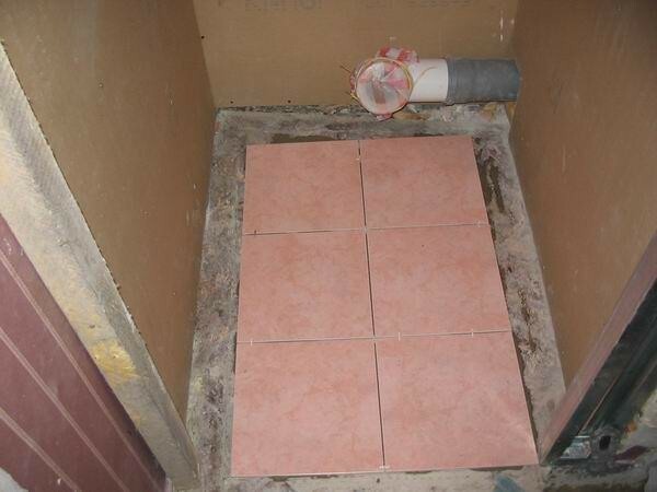 Tiles must be laid very carefully