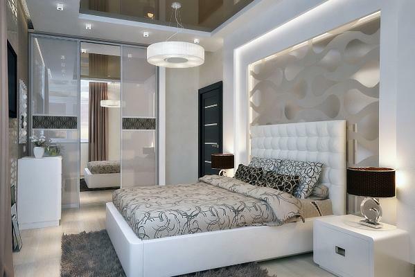Līdz šim, dizaineri iesaka izdot guļamistaba modernā stilā