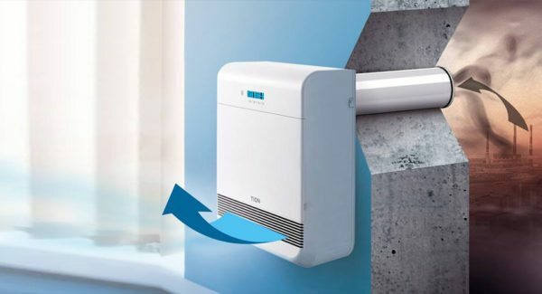Para asegurar el apartamento del aire fresco y aún más purificación válvulas de pared - una de las mejores soluciones!