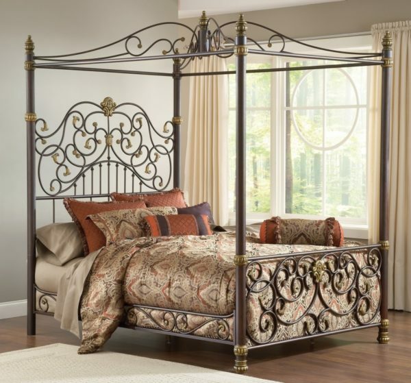 cama forjada - design clássico para o quarto, que não perdeu sua relevância na atualidade