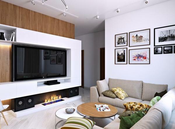 För att skapa en mysig hemmiljö bäst lämpad moderna möbler utan onödiga krusiduller