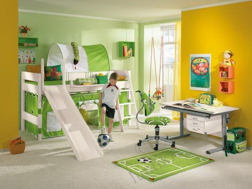 Interior nursery for two boys