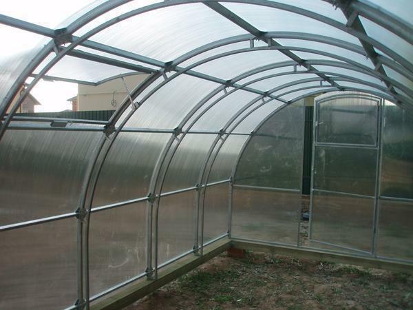 Galvanizing reliably protects the frame of the greenhouse from corrosion