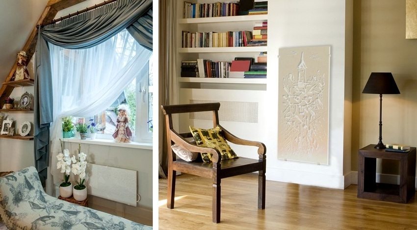 Monolithische Quarzheizung Design in home interior