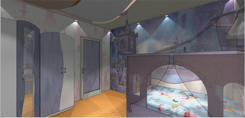 Design project of the children's room