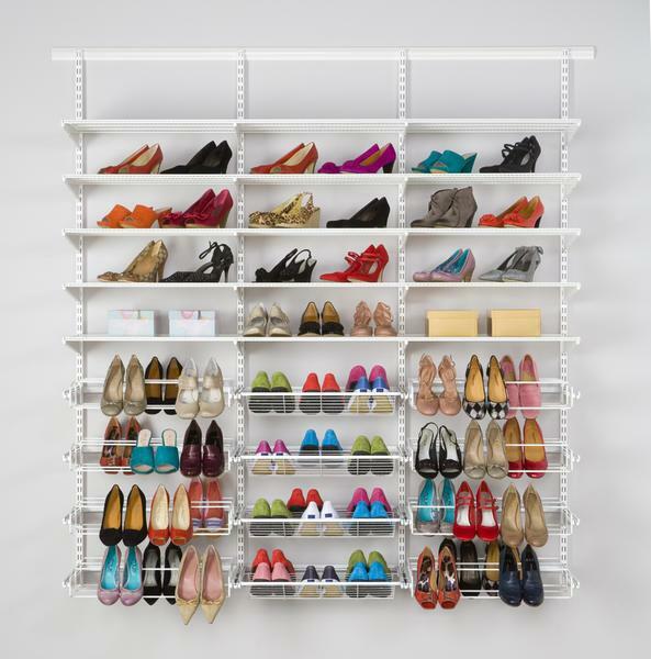estanterías cantilever - esta es una manera excelente y elegante para almacenar los zapatos