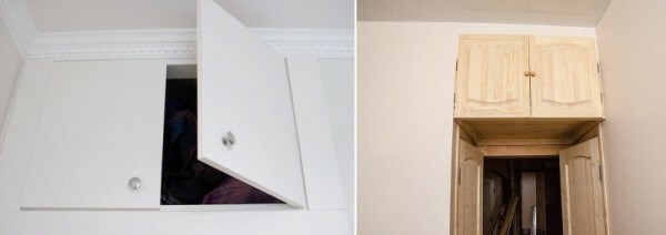 Mezzanine - a tiny closet