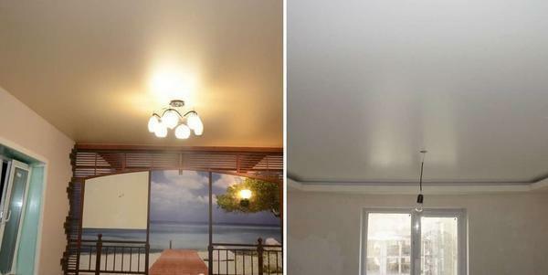 Satin odsek strop je idealna izbira za ljudi, ki ne marajo, svetleče ali bleščeče površine