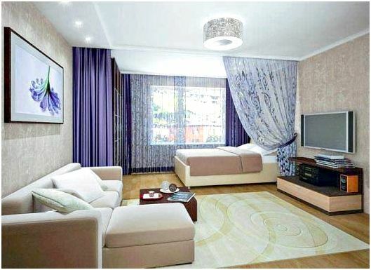 Curtains - is a good alternative architectural elements