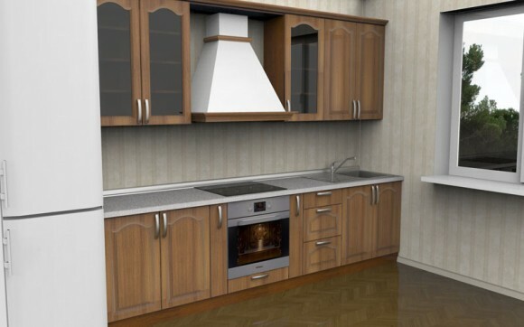 Visualization of kitchen design