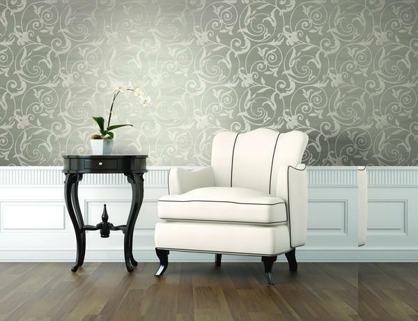 Wallpaper on nonwoven paper is recommended to glue in dry rooms