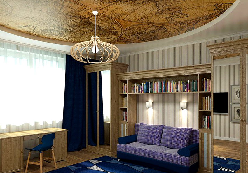 Fabric ceilings have a more presentable appearance