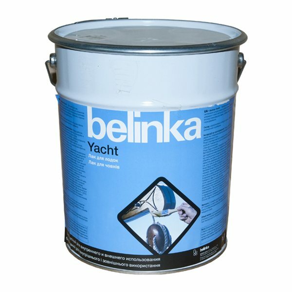 The photo quality alkyd varnish yacht from Belinka