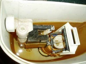 Repair toilet cistern