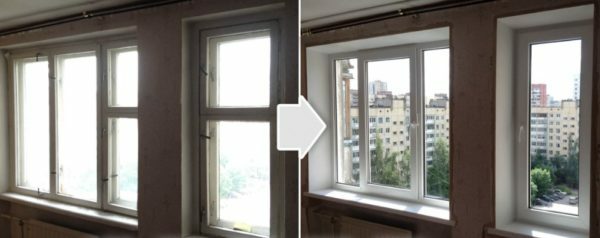 Vid byte gamla med nya träslöjd förseglade fönster brutna naturliga ventilationsanläggningar