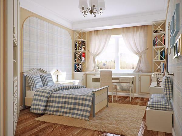 Decorating a nursery, you need to consider not only the color, but also the design of curtains