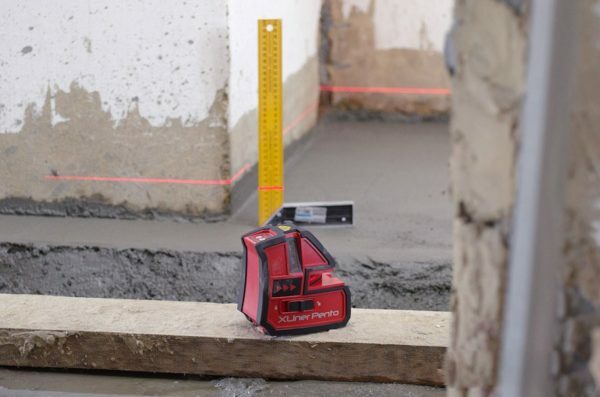 Laser level: self-leveling, and other options, instructions on how to select videos and photos