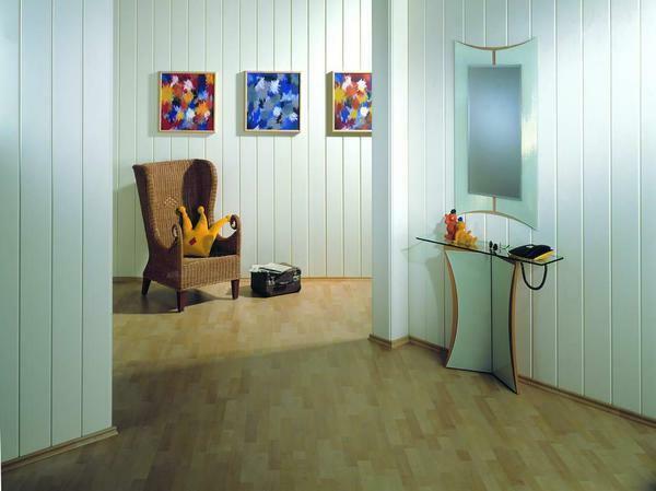 Plastic panels - convenient and popular material for the hallway