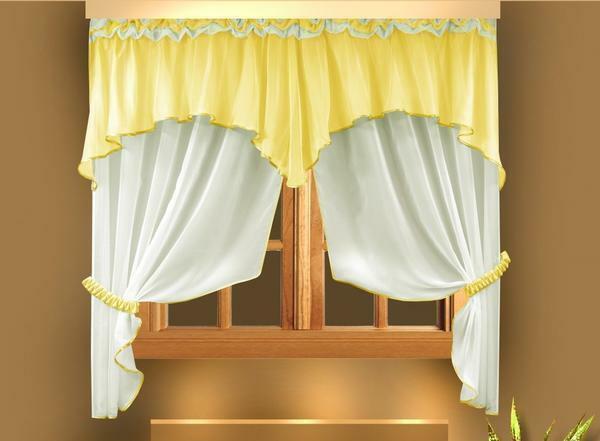 Sanefas pode ser diferente da cor das cortinas e cortinados